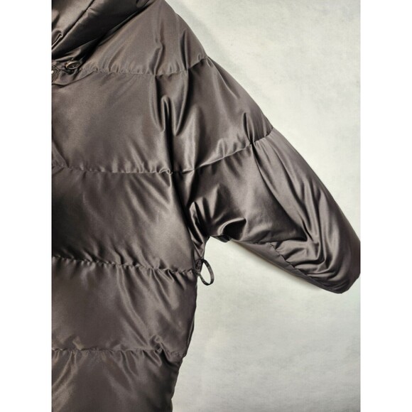 Ralph Lauren Black Label Puffer Jacket Sz 14 Womens Front Zip Pillow Neck - Picture 5 of 15